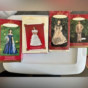 Hallmark GONE WITH THE WIND set of 4